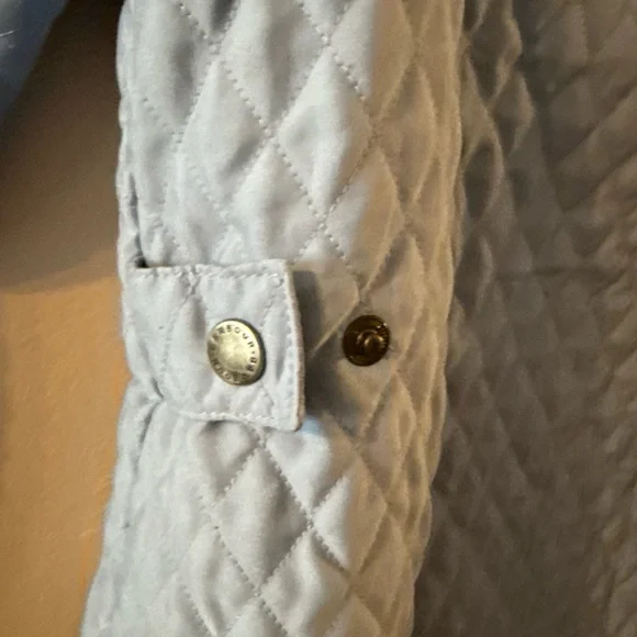 Barbour Women's Flyweight  Quilted Jacket in Blue Lightweight  US Sz 10 Ot - Picture 11 of 12